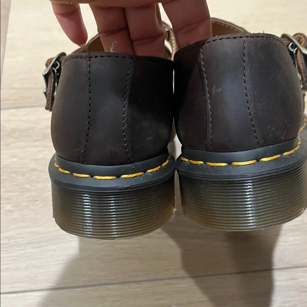 Dr. Martens Dark Brown Mary Jane Shoes Size 7 - Picture 4 of 7